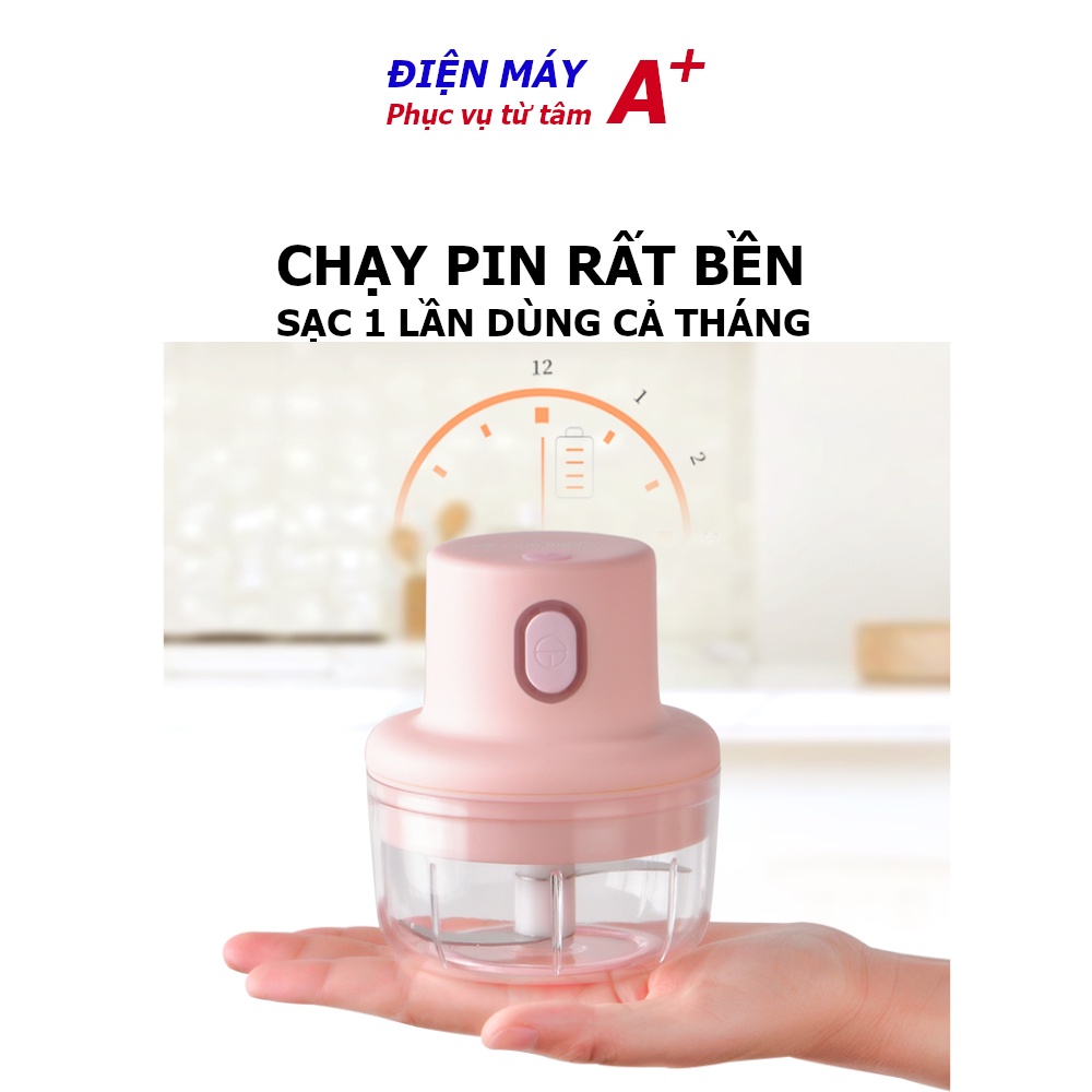 Máy Xay Ăn Dặm, Xay Cháo Chăm Sóc Trẻ Em, Người Già, 250 ml, Lưỡi Dao 3 Cánh Inox