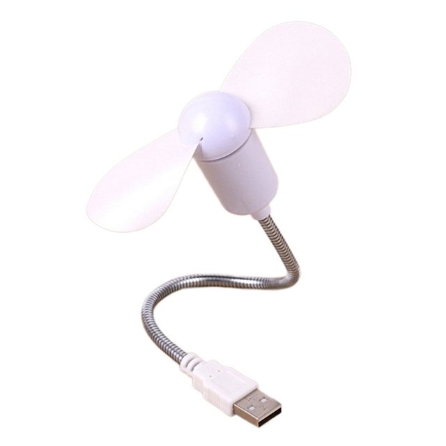 Quạt cầm tay Mini Snake Fan Silent Soft Leaf Fan Computer Silent Fan