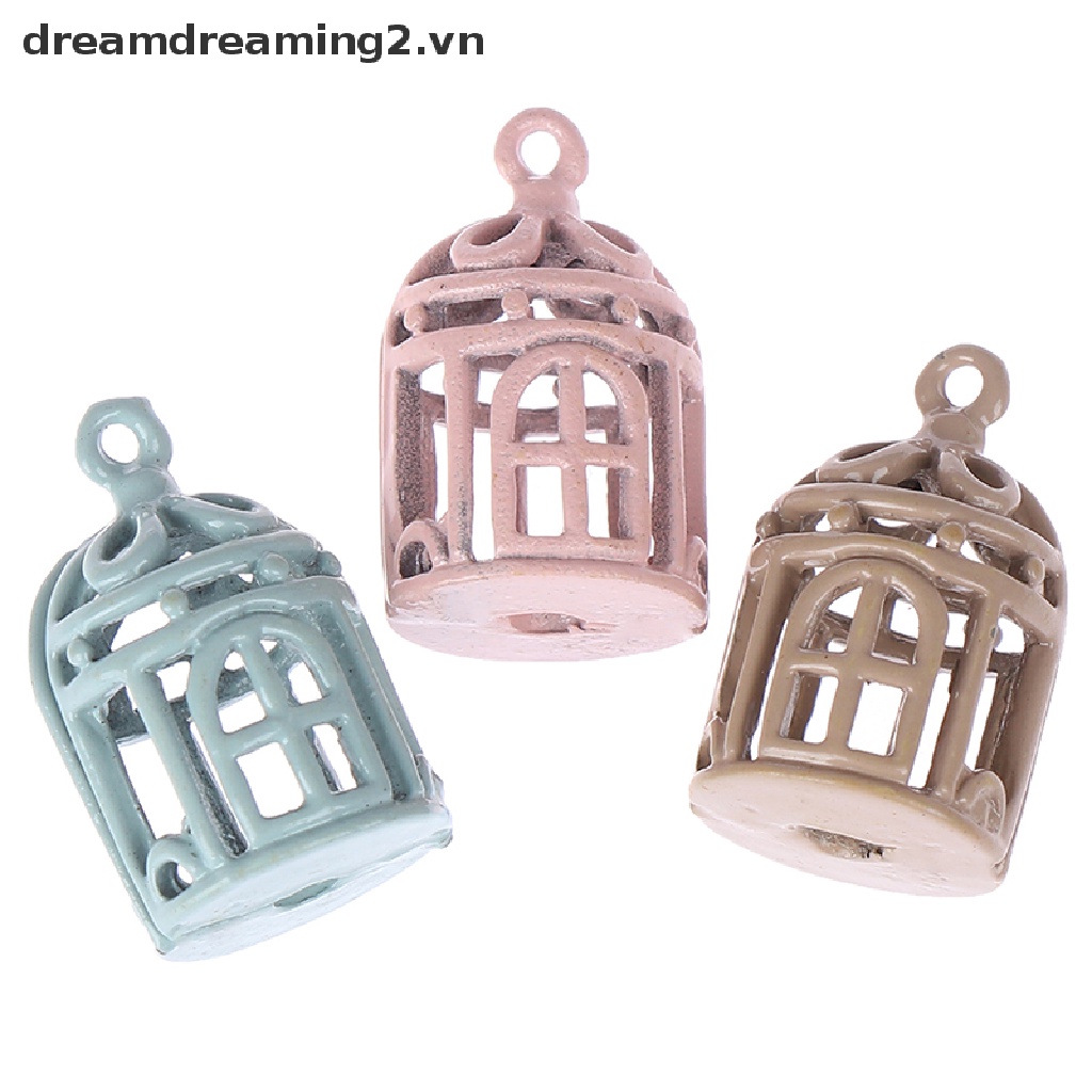 Lồng Chim Kim Loại Thu Nhỏ Tỉ Lệ 1: 12 Trang Trí Nhà Búp Bê
