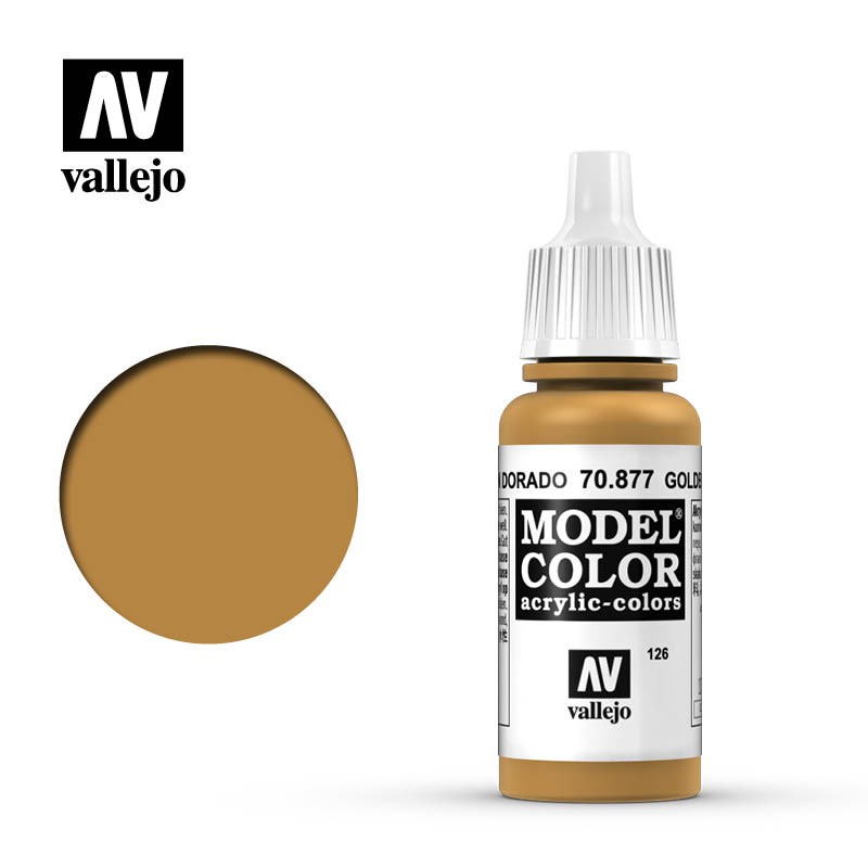 Sơn VALLEJO 70.877 Model Color 126 Goldbrown Matt 17 ml