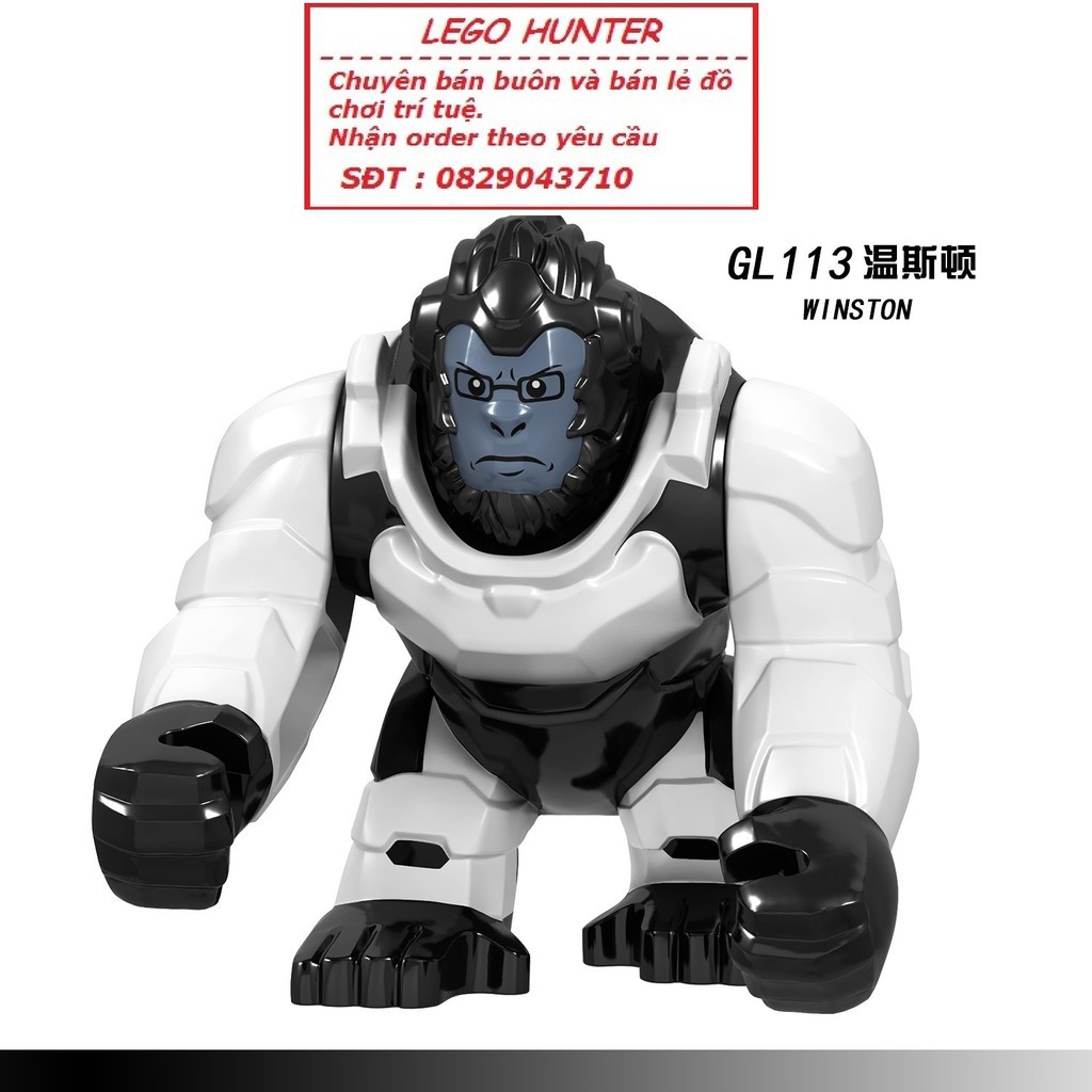 Lego Bigfig OverWatch Winston Khỉ đột GL113