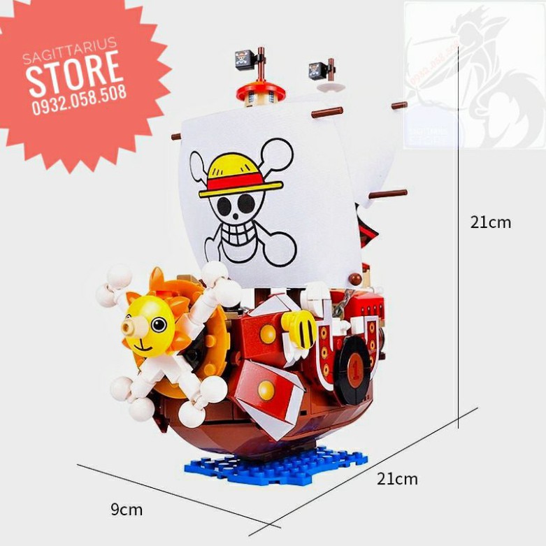 Lego 6299 Lắp Ráp Tàu Hải Tặc Thousand Sunny - One Piece