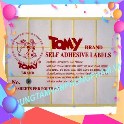 Xấp 10 tờ Nhãn có lớp keo tự dán tomy A5 113 114 115 116 117 118 119 120 121 122 123 124 Giấy decal in mã vạch