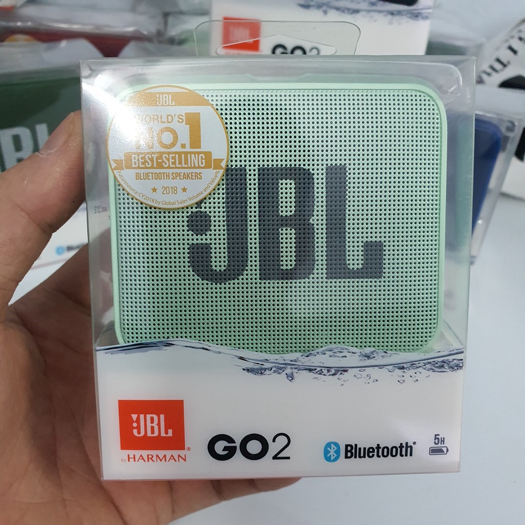 Loa Bluetooth JBL GO 2 Chính Hãng, Âm Bass Cực Đỉnh, Chống Nước, Dung Lượng Pin Lâu, Đủ Màu Sắc