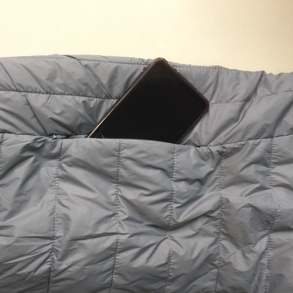 Aó phao nam siêu nhẹ chống thấm nước-Tomthoitrang-Mặc được hai mặt có mũ tháo rời