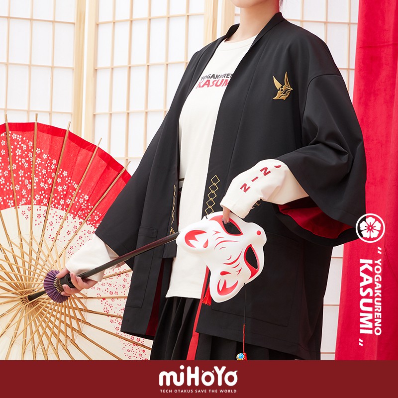 [miHoYo Official x HI3VNSHOP] Áo khoác gió Haori Nhật Bản Yae Sakura series Yogakureno Kasumi Honkai Impact 3
