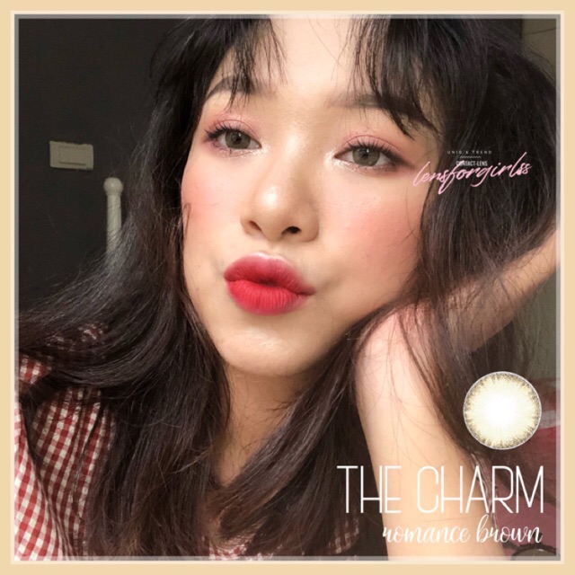 <Sẵn 1.50 và 2.00 & lẻ 1 chiếc 1-2,5-4,5-6 độ) Kính áp tròng SIESTA - THE CHARM - ROMANCE BROWN PC HYDROGEL(Hsd 6 tháng)