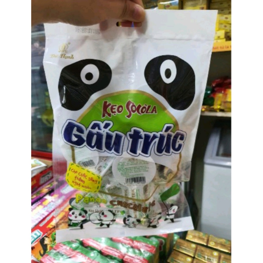 Combo 2 gói Kẹo Que Socola Gấu Trúc Đức Hạnh gói 250g/gói