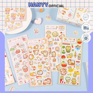 Sticker Trang Trí Nhiều Hình Động Vật Cute Đáng Yêu