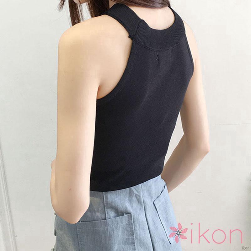 Áo len không tay màu trơn thời trang cho nữ | BigBuy360 - bigbuy360.vn