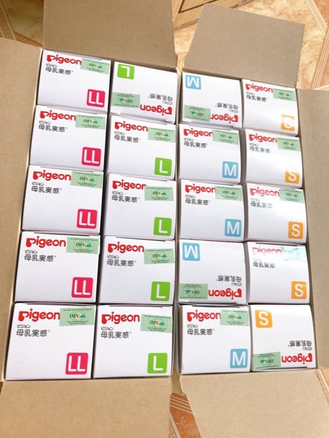 [Chính Hãng] Hộp 2 Núm Ty Pigeon Nội Địa Nhật Đủ Size S,M,L,LL