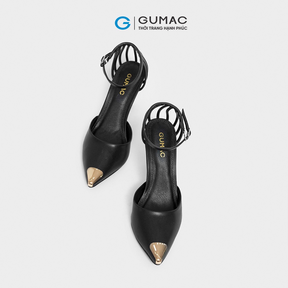 Giày cao gót phối mũi GD296 thời trang GUMAC