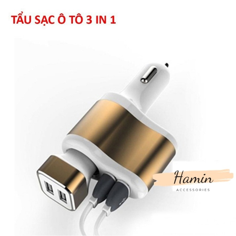 Tẩu sạc ô tô sạc Nhanh 3.1A 2 cổng usb BYZ YL-805