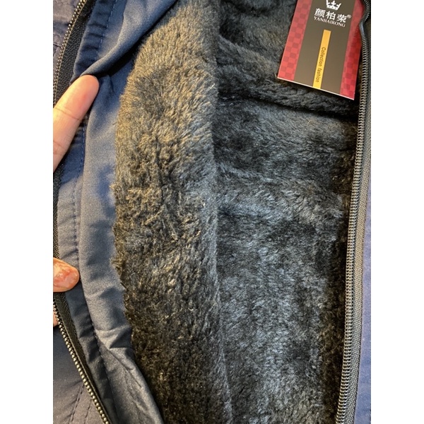 Áo khoác dành cho đàn ông trung niên chần bông dày dặn siêu ấm