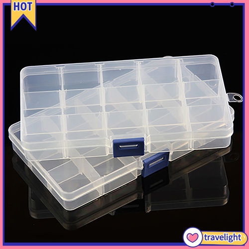 Hộp Nhựa Đựng Trang Sức 10 / 15 / 24 Ngăn K2
