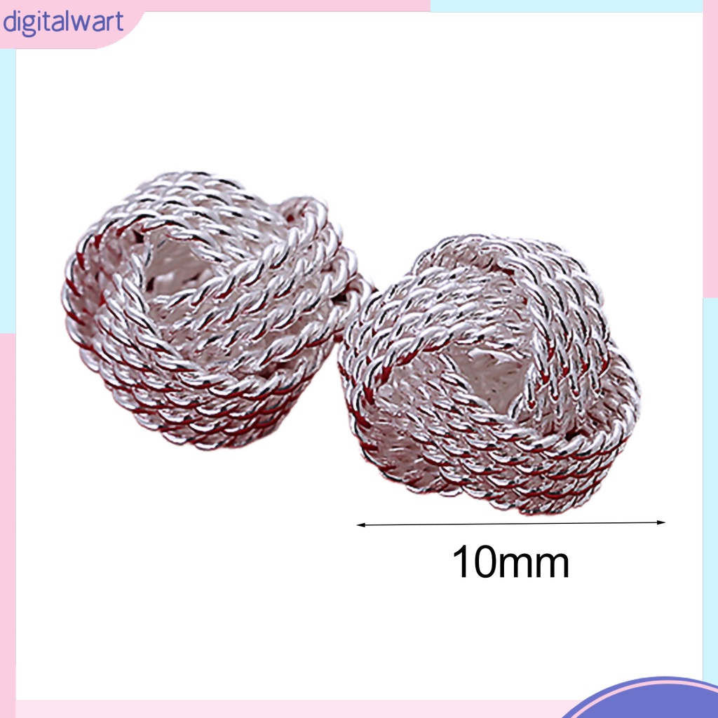 Khuyên tai hình quả cầu lưới đính đá thời trang thanh lịch dành cho nữ