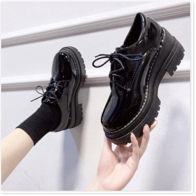 Bốt nữ 💝FREESHIP💝 Giầy boot cổ thấp da phong cách Hàn | BigBuy360 - bigbuy360.vn