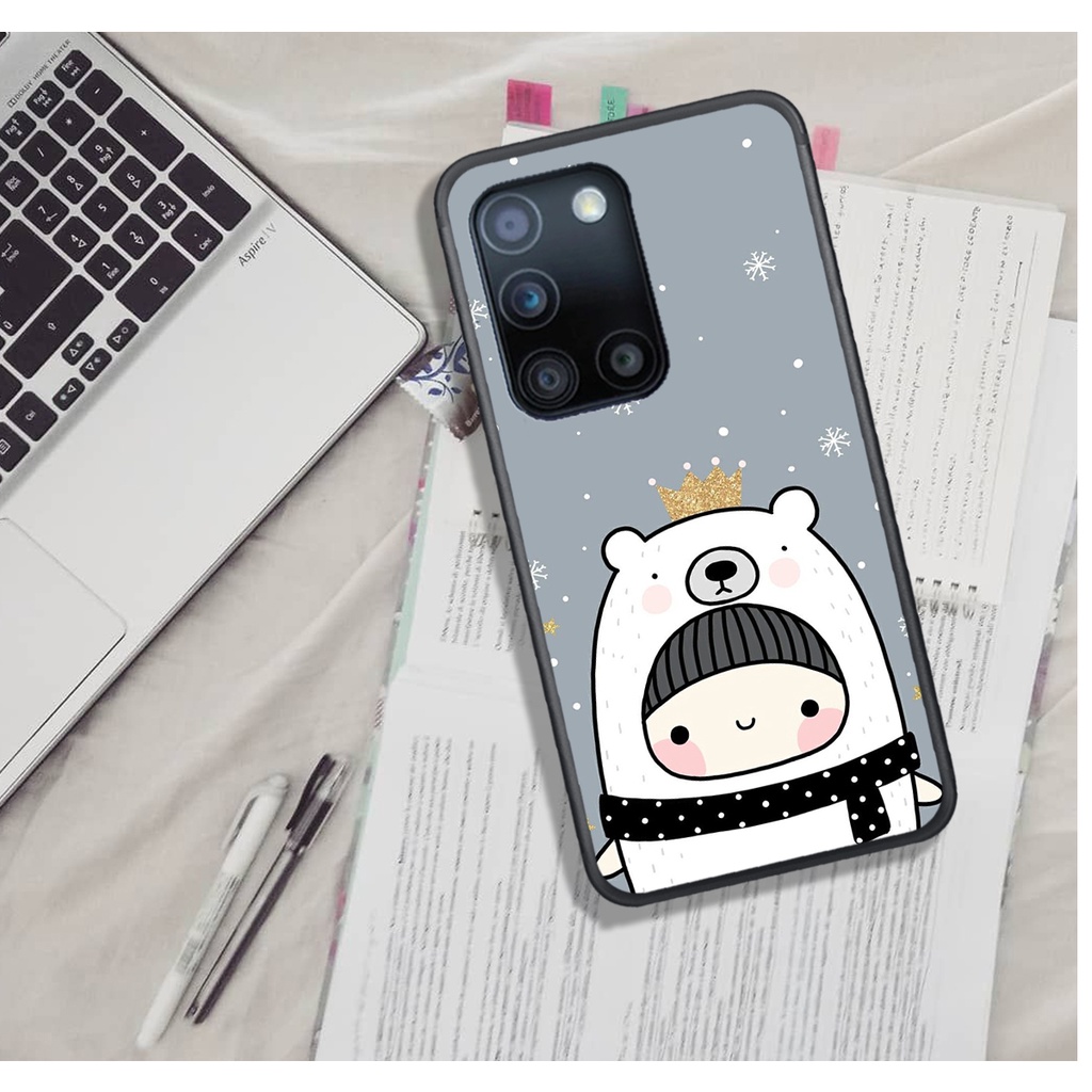 Ốp Lưng SamSung A32 4G - A52 - A72 - M52  . In Hình Gấu Bắc Cực Cute.