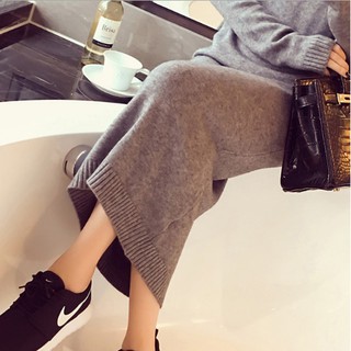 Đầm Bầu Thu Đông - Len Cổ Lọ