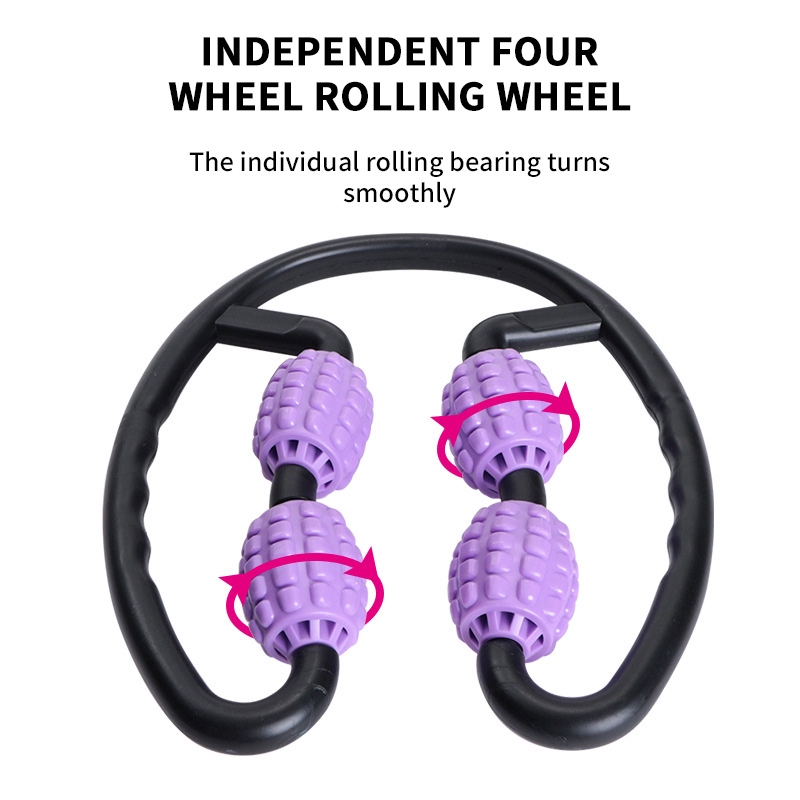 Con lăn hình chữ U hỗ trợ tập luyện thể thao/yoga vùng chân/cánh tay/cổ tiện dụng