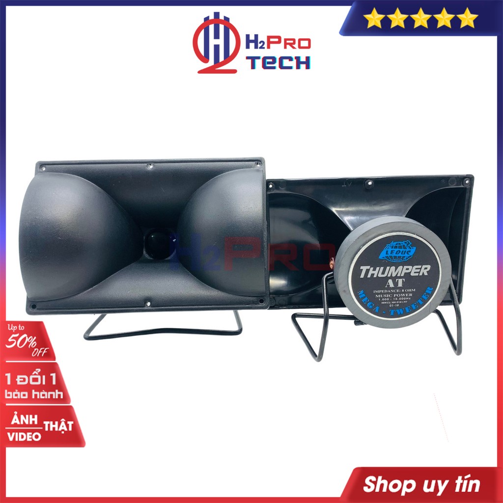 Đôi Loa Treble Kèn, Loa Tép Rời T27 200W Chính Hãng (2 Chiếc), Tiếng Treble Sáng, Nghe Hay, H2Pro Hàn Sẵn Tụ-H2Pro Tech