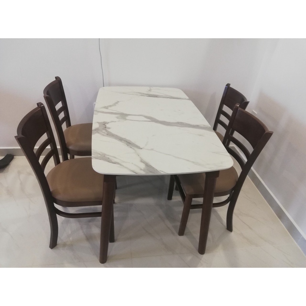 Bộ bàn ăn sang chảnh hiện đại