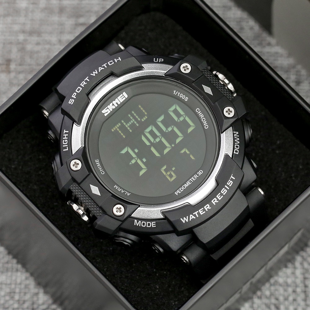 Đồng Hồ Nam Điện Tử Thể Thao Pin Nhật, Kháng Nước SKMEI - 1180SI - Hàng Chính Hãng