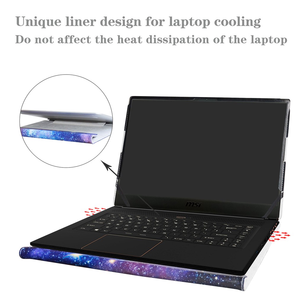 Bảo Vệ Vỏ Bảo Vệ Cho Laptop 15.6 "Msi Gs Series Gs65 Stealth Thin-037 / Stealth Thin-051 / Stealth