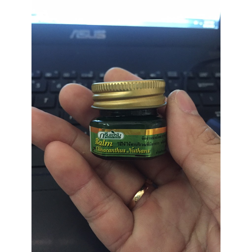 COMbo 3 lọ cao tri côn trùng cắn GREEN HERB BALM thái lan