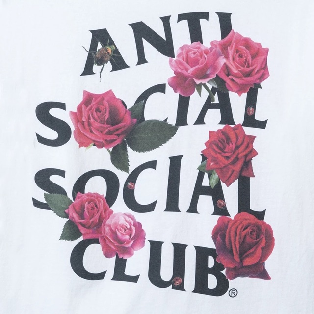 Áo Thun ASSC White Logo Rose Smell