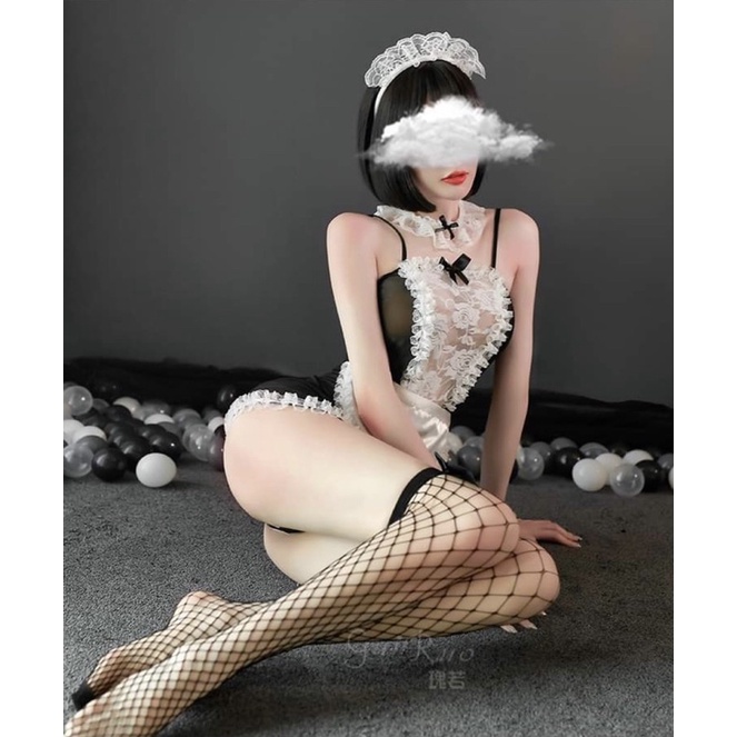 Set cosplay nàng hầu [ Tặng kèm phụ kiện ] xinh đẹp, quyến rũ