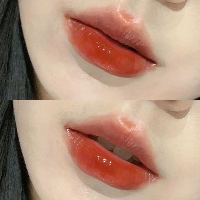 Herorange Son Kem Dưỡng Ẩm Màu Trà Sữa Hiệu Ứng Gương Cho Nữ Son Bóng Dưỡng Ẩm Cho Đôi Môi Đầy Đặn