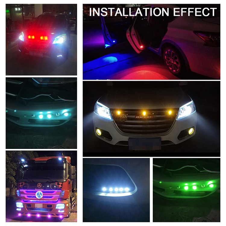 1 Đèn LED Mắt Đại Bàng DRL 18mm / 23MM Chống Nước Phá Sương Mù Cho Xe Hơi / Xe Máy