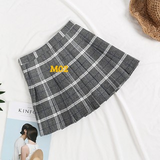 Chân váy kẻ xếp ly trẻ trung 2017