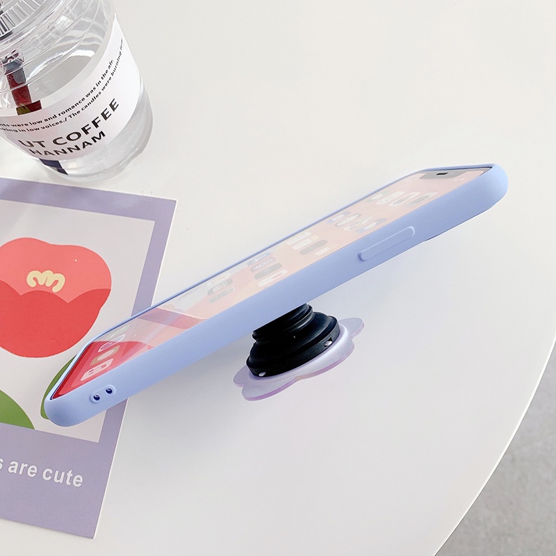 Giá Đỡ Điện Thoại Bằng Nhựa Acrylic Epoxy Hình Hoa Hoạt Hình