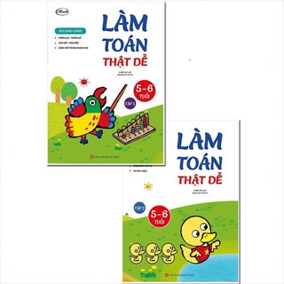 Sách- Làm toán thật dễ 5-6t (2 cuốn)