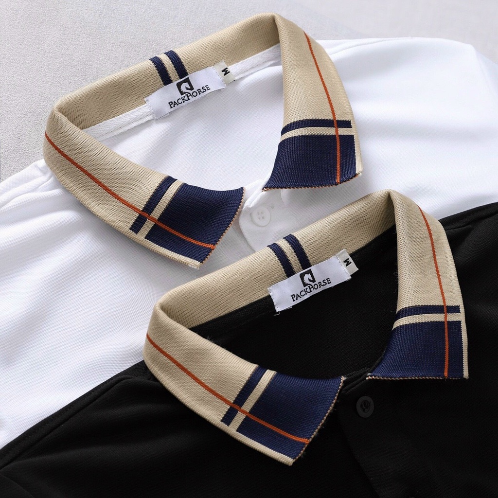 Áo thun nam BURBERRY Big Size 95Kg, Áo Thun Polo Nam Viền Tay Chất Mát Mềm Mịn Độ Co Giãn Cao