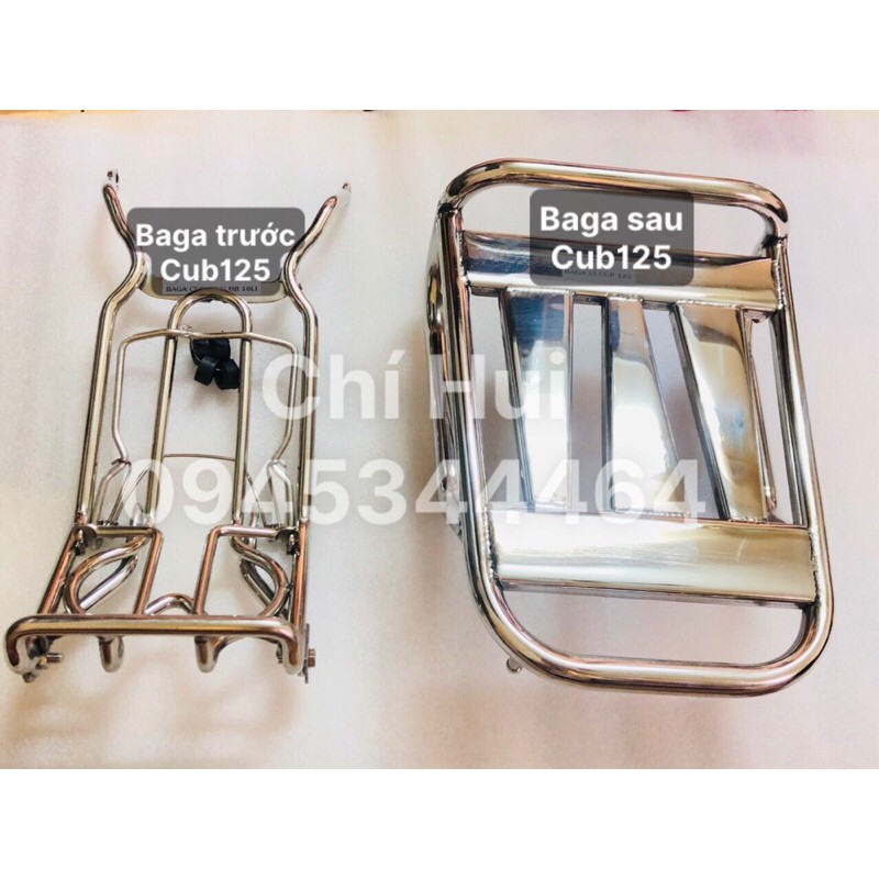 Baga Cub 125 Inox trước/sau