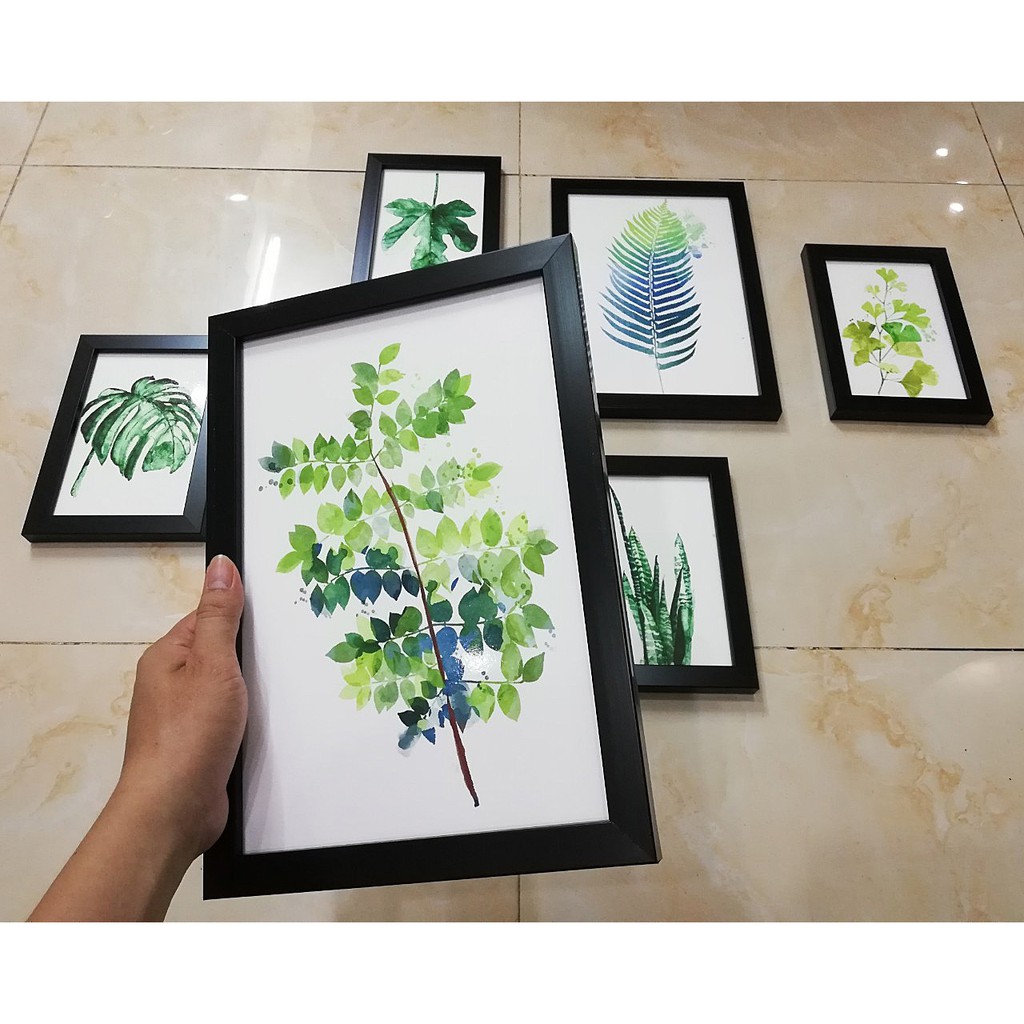 BỘ KHUNG TRANH 6 TẤM PHONG CÁCH BẮC ÂU TUYỆT ĐẸP