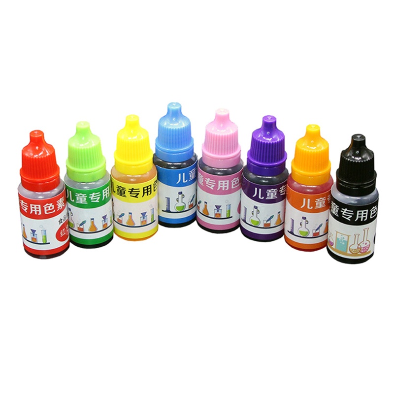 ✿ Lọ Màu 8 Màu Dung Tích 10ml Dùng Làm Đồ Thủ Công DIY