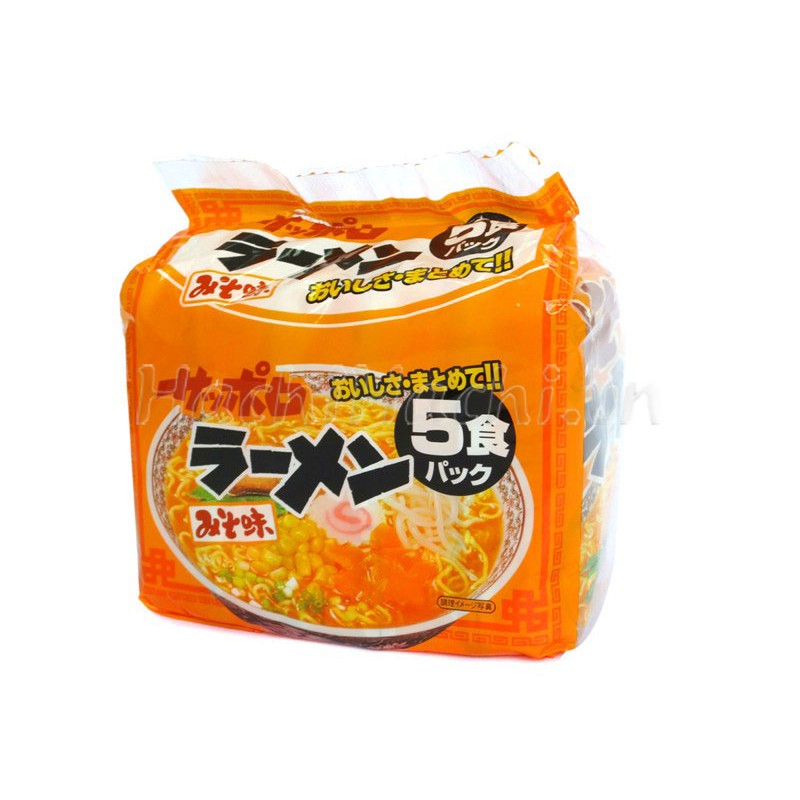  Mì Ramen ăn liền vị miso 84gx 5 gói - Hachi Hachi Japan Shop