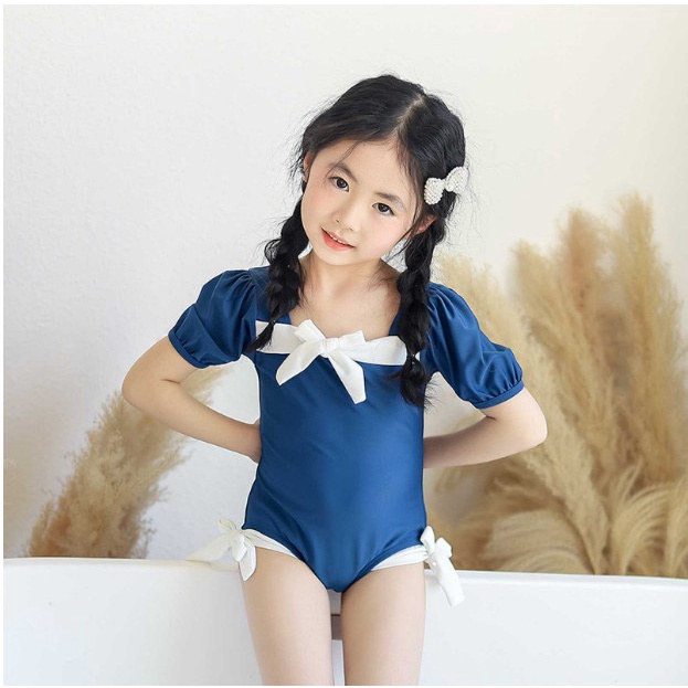Đồ bơi bé gái (giá sỉ) - Set bikini dây nơ sang chảnh size từ 10-20kg