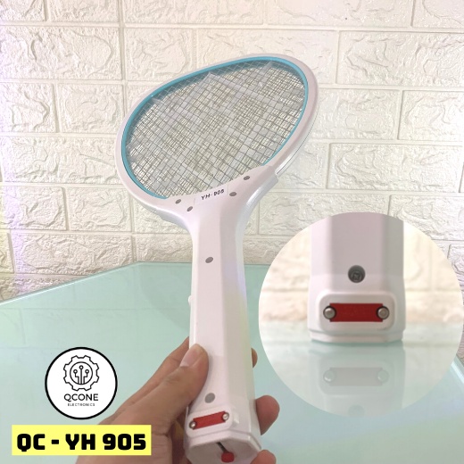 Vợt bắt muỗi bằng điện Qcone YH905 tích hợp đèn led thu hút muỗi với thiết kế cải tiến