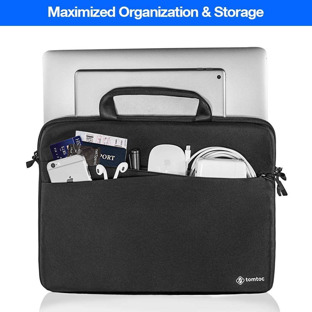 TÚI XÁCH TOMTOC (USA) MESSENGER BAGS MACBOOK 13″ BLACK – A45-C01D