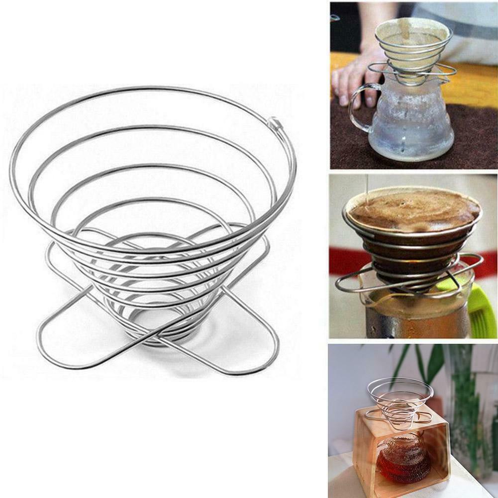 Reusable Stainless Steel Coffee Dripper Tea Strainer Pour Over Cone Paperless Home Brewing A8S0