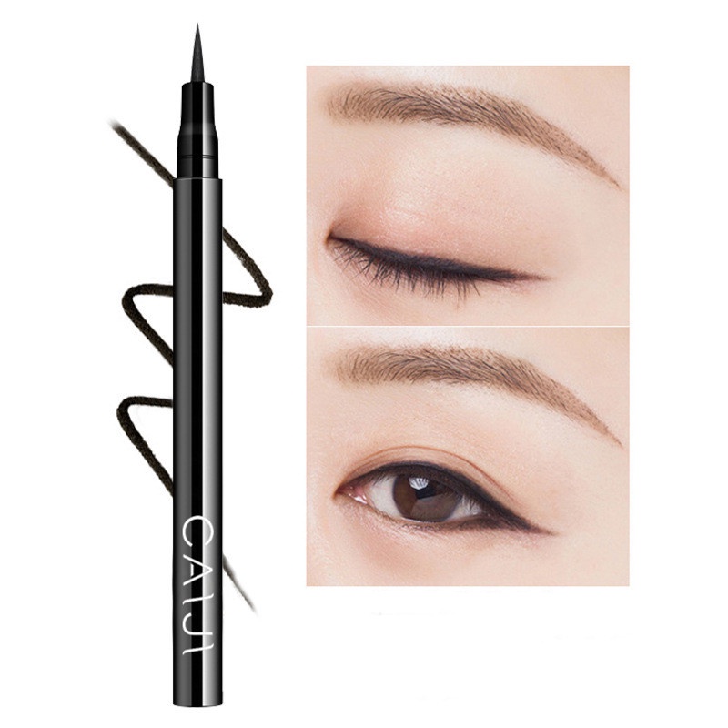 Bút kẻ mắt CAIJI nước màu đen chống nước tốt dùng trang điểm | BigBuy360 - bigbuy360.vn