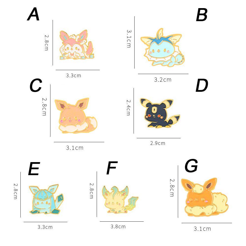 JUNE Huy Hiệu Cài Áo Hình Pikachu Hoạt Hình Đáng Yêu