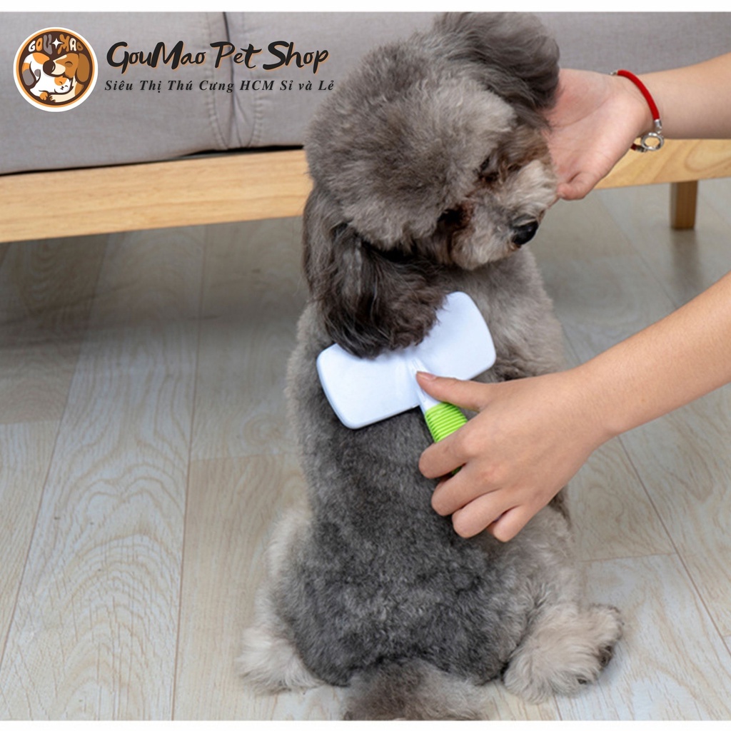 💖 LƯỢC CHẢI LÔNG CHO CHÓ MÈO TẶNG KÈM LƯỢC NHỎ - Goumao pet 💖