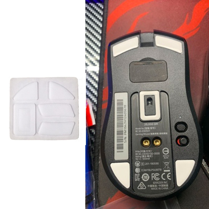 Gói miếng dán mặt đáy phiên bản Esports Tiger Gaming ICE cho chuột RAZER VIPER Ultimate màu trắng