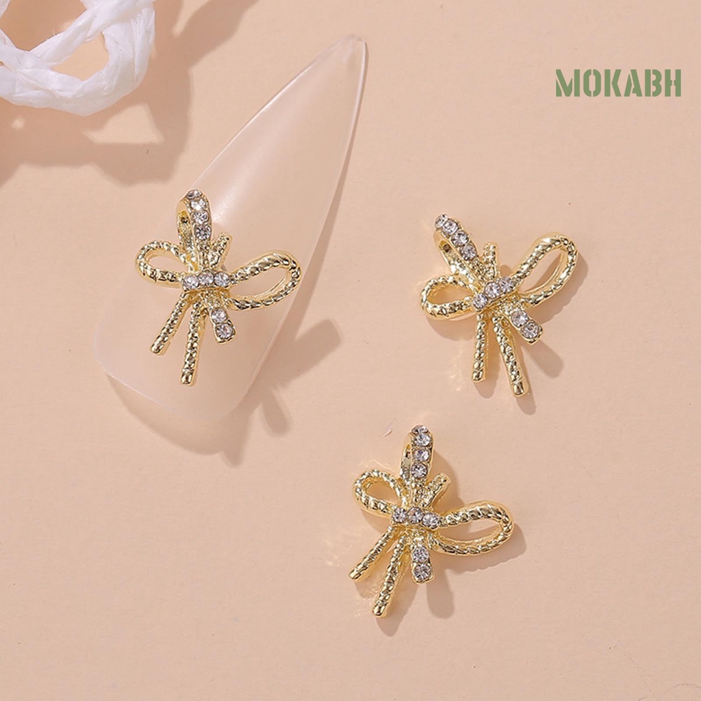 Set 10 Phụ Kiện Trang Trí Móng Tay Nghệ Thuật Ánh Kim DIY